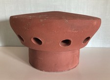 Vintage Terracotta Chimney Pot Cap Flue Vent Cover Garden Feature Pepper Pot