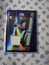 2024 Donruss Optic #RPB-SRR Spencer Rattler Blue Hyper Rookie Phenom Patch MEM