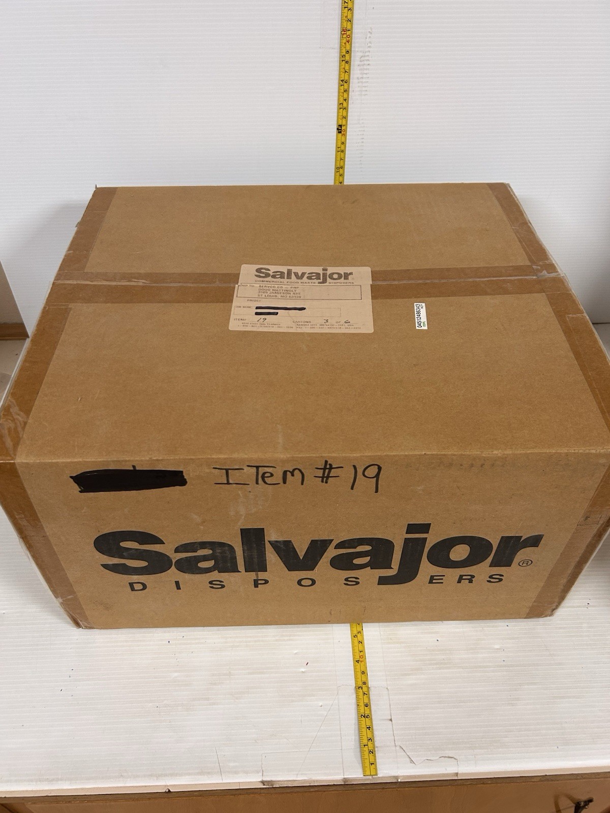 Salvajor Disposer Control Panel