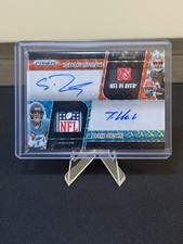 Shedeur Sanders Travis Hunter 1/1 Black Finite Dual Rookie Patch Auto 2025 Prizm