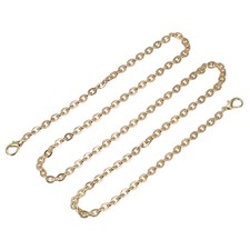 39"x0.22" Purse Chain Strap, Purse Handle Shoulder Replacement Strap, Gold