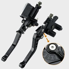 7/8" 22mm Motorcycle Brake Pump Lever Hydraulic Master Cylinder Reservoir Clutch