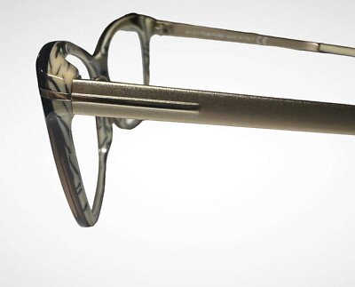 TOM FORD TF 5353 050 BROWN ON IVORY HORN/MATTE GOLD AUTHENTIC EYEGLASS 52-15 TOM FORD TF 5353 050 Brown On Ivory Horn/Matte Gold Eyeglass  main image 4