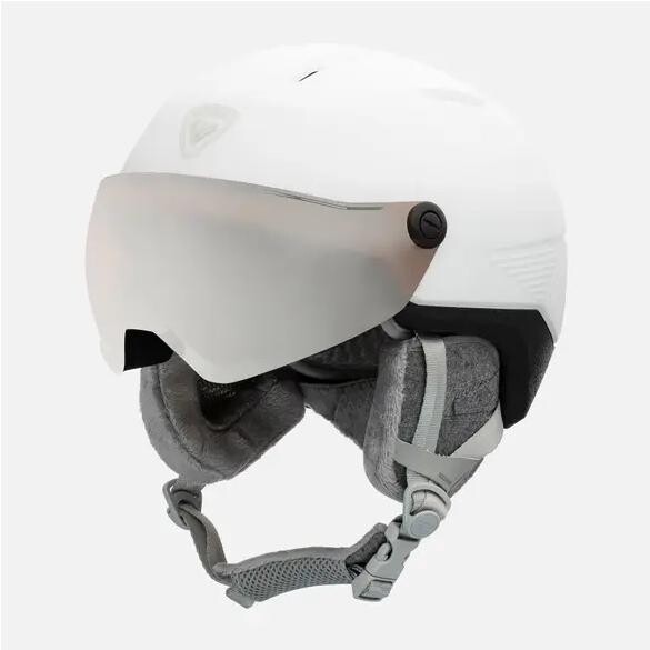 Rossignol Casco da sci Fit Visor Impacts W, donna - (Bianco)