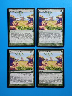 MTG 4x Recross the Paths x4 LP Morningtide Magic Playset