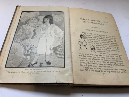 OLD 1902 ALICE'S ADVENTURES IN WONDERLAND F.Y CORY Katherine Lee Bates - Picture 5 of 11