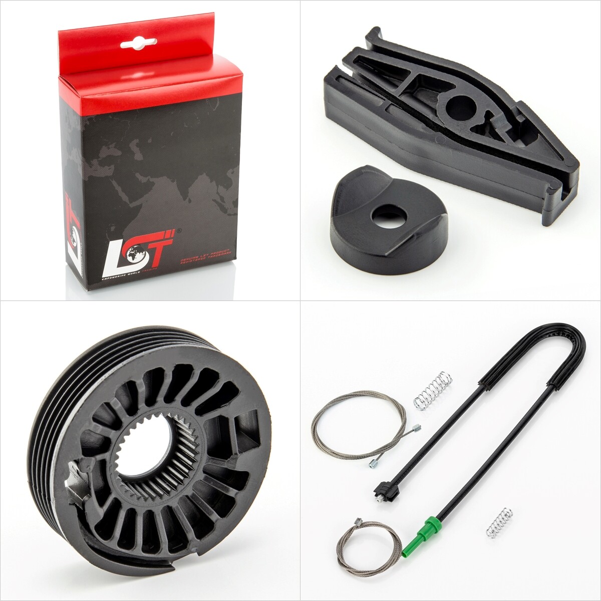 Window Regulator Repair Kit Rear Left - for VW NEW BEETLE CABRIOLET