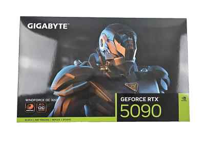Gigabyte Windforce OC GeForce RTX 5090 32GB GDDR7 PCI Express 5.0 GPU 4K Gaming