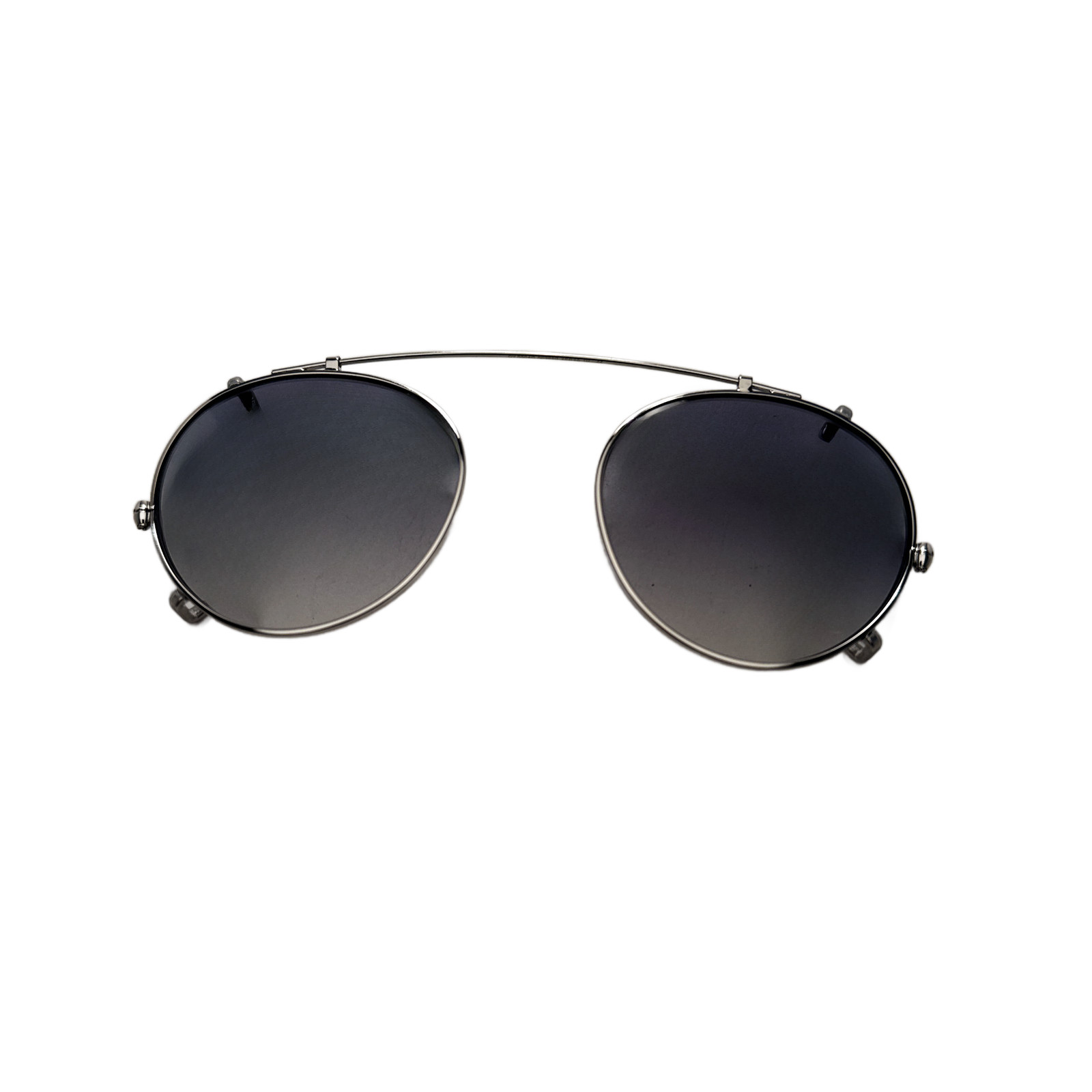 Мужские серебряные оправы Oliver Peoples диаметром 45 мм на клипсах OV5504C-50368G-45 9890₽