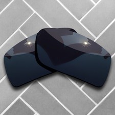 Polarized Carbon Black Sunglasses Replacement Lenses for-Oakley Gascan