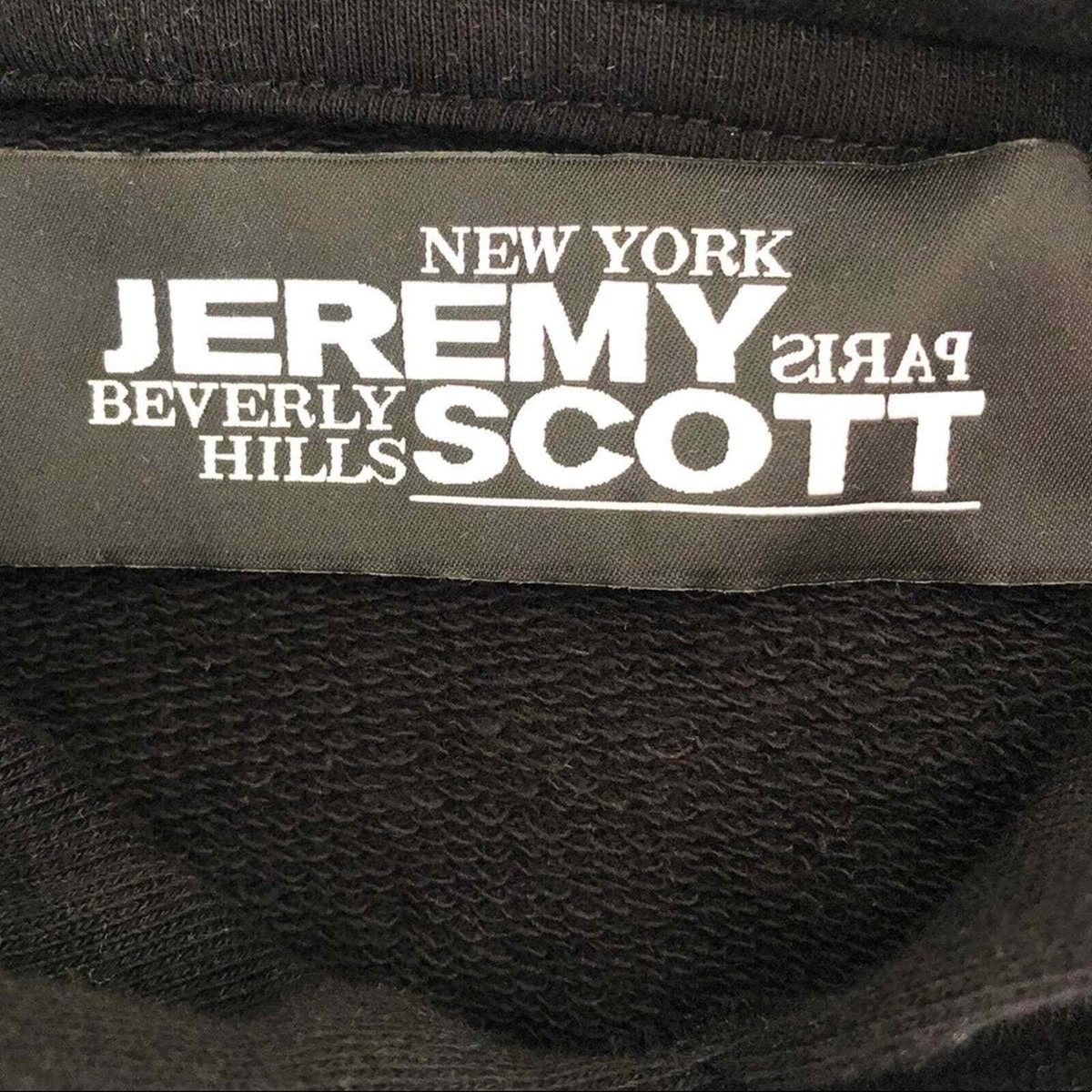 トップス Jeremy Scott logo paint art hoodie shirt adidas Jeremy Scott Archive Hoodie - Black | Free Shipping
