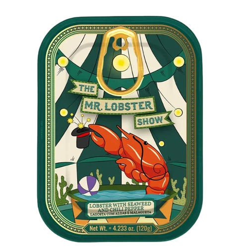 Fantastic World of the Portuguese Sardine - Spicy Lobster with Seaweed in Olive