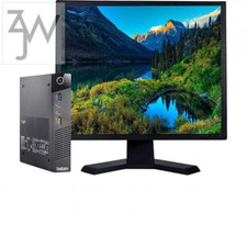 Lenovo Desktop i5 Computer Mini Pc 16GB RAM 256GB 22in Monitor Windows 10 WiFi