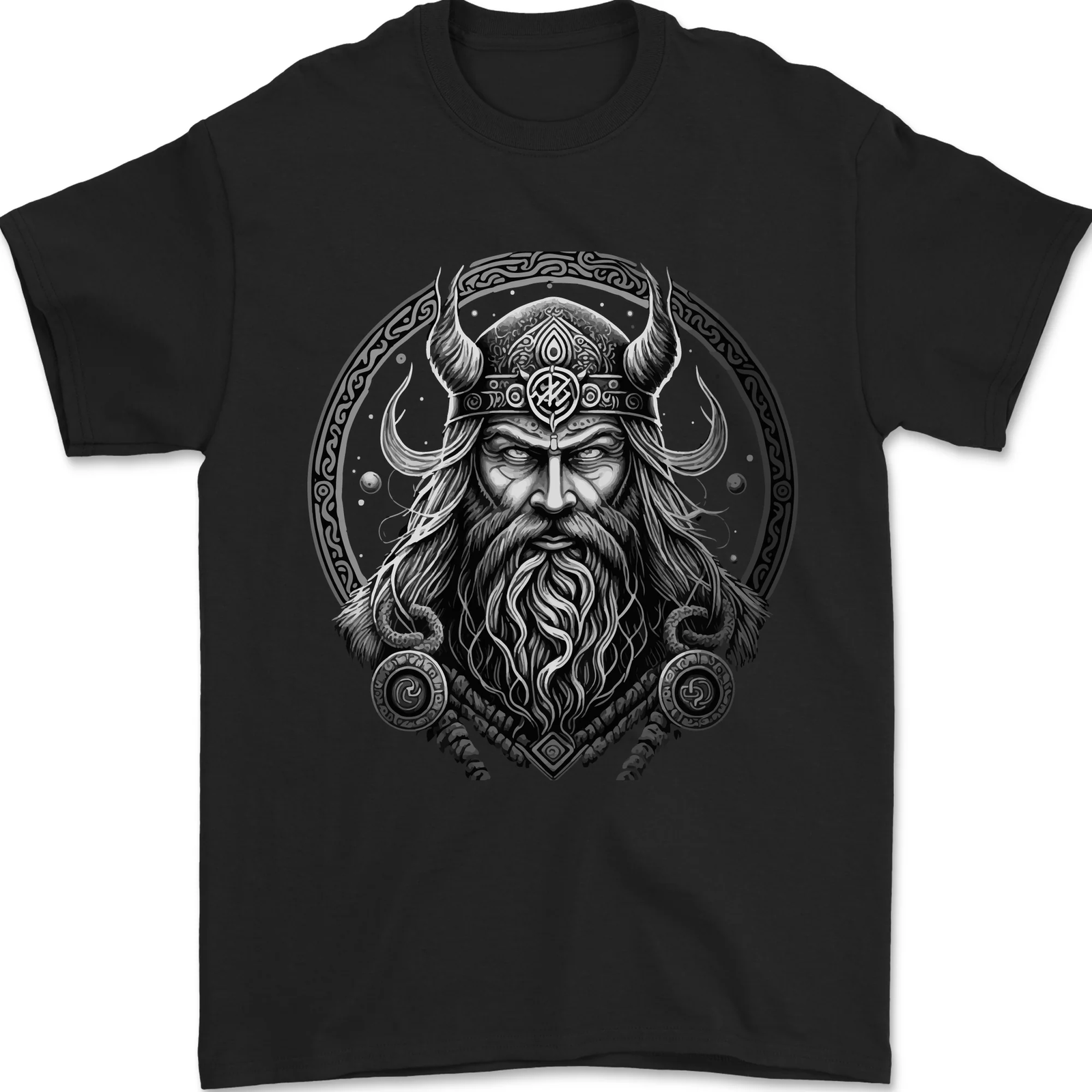 T-shirt Gym Viking Warrior – Homme, Coton, Motif Guerrier – Personnalisable