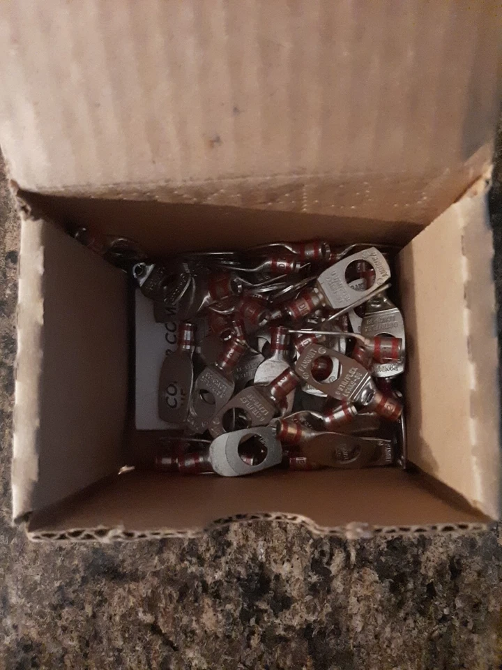 Panduit LCAX8-38-L  Flex Lugs; # 8 AWG; One Hole 3/8" STR QTY-50ea - Image 4 of 4