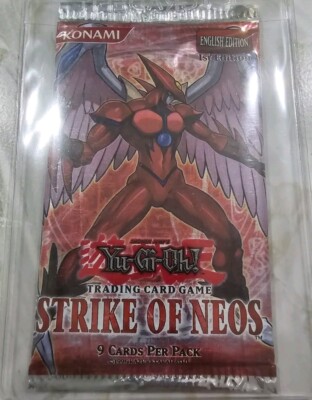 Yugioh Strike Of Neos 1. Auflage Booster Hobby Pack