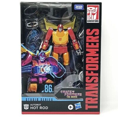 Transformers Toys Studio Series 86 Voyager Class The The Movie 1986 Autobot  Hot Rod Action Figure - Ages 8 and Up, 6.5-inch, Red