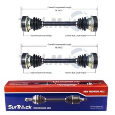 For VW Transporter 75-79 2 Rear CV Axle Shafts SurTrack Set Stand.Transm.