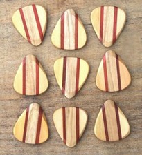10 unique wooden Guitar picks plectrum Best Christmas gift for music lovers