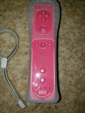 Official Nintendo Wii Motion Plus Controller Pink Remote (G3)