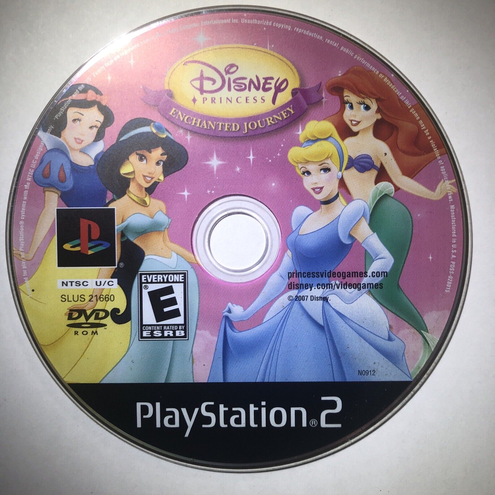 Jogo Princesas Disney Ps2 Original