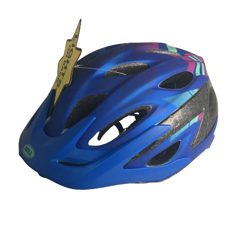 Bell Escape Youth 8+ Blke Helmet-Blue Chevron NEW