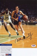 Bill Bradley NY Knicks HOF PSA/DNA signed 8x10 photo autograph Hall of Fame auto
