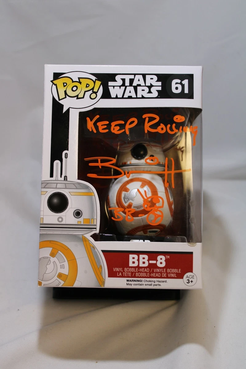 Funko Pop Star Wars BB 8 61 signed By Brian Herring JSA Certified
