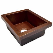 Native Trails - Manhattan - 100 Copper Hand-Crafted Prep/Bar Sink - CPS232