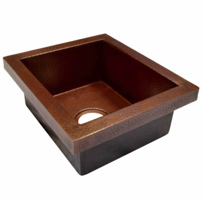 Native Trails - Manhattan - 100% Copper Hand-Crafted Prep/Bar Sink - #CPS232