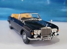 Rolls Royce Corniche Conv Personnalisé Indigo Bleu OXFORD DIECAST EN BOÎTE