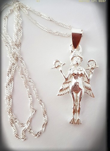 Sumerian Goddess Innana, ishtar,lilith, Anunnaki silver silver pendant 925ml - Picture 3 of 4