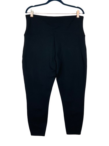 SPANX Ponte Ankle Pull-On Leggings High Waist Black 1XP Petite NWT - 第 3/7 張圖片