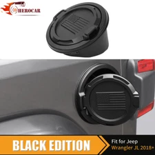Gas Tank Cap Cover American Flag Fuel Filler Door for Jeep Wrangler JL 2018+ US