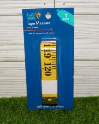 Hello Hobby Tape Measure 120in x3/4in (3.0m x 1.9cm) 1 Piece
