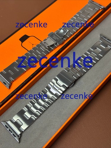 Apple Watch Hermès Style Satiné Grand H Band For Apple Watch Series 40-49mm - 第 1/17 張圖片