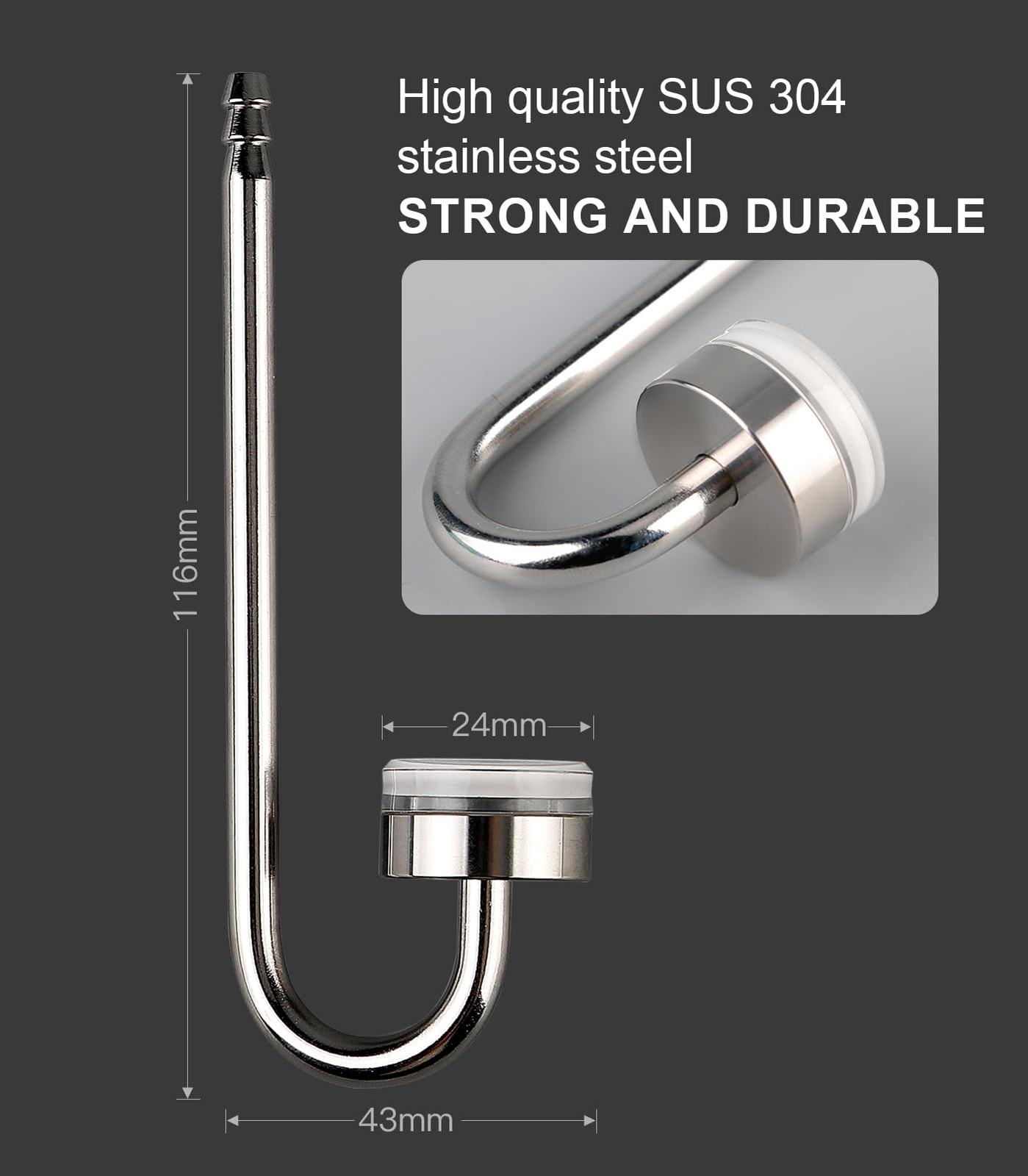 SUS 304 Stainless Steel CO2 Diffuser for Aquarium Plant CO2 AtomizerS