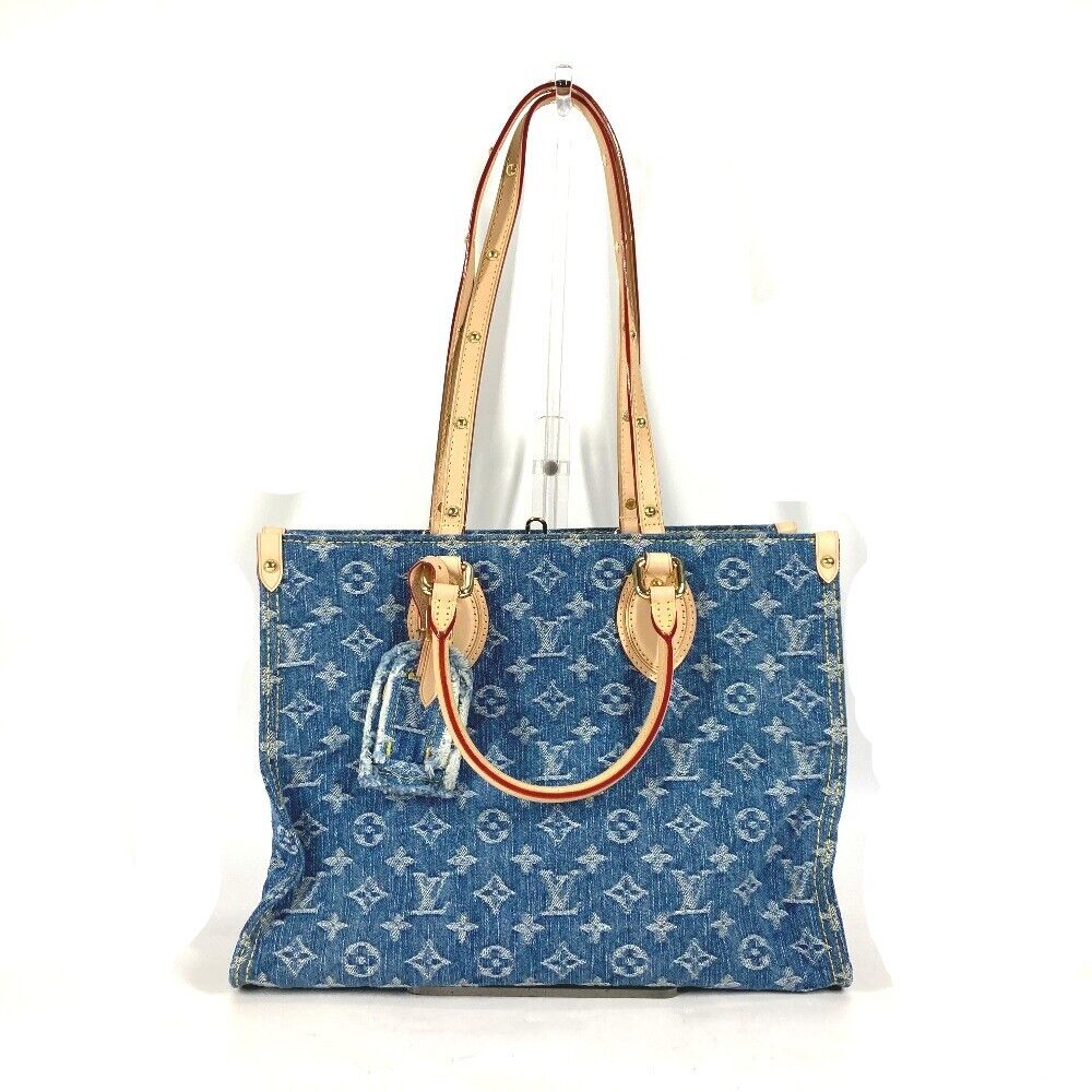 LOUIS VUITTON M46871 New LV Remix Monogram Denim On the Go LOUIS VUITTON M46871 New LV Remix Monogram Denim On the Go