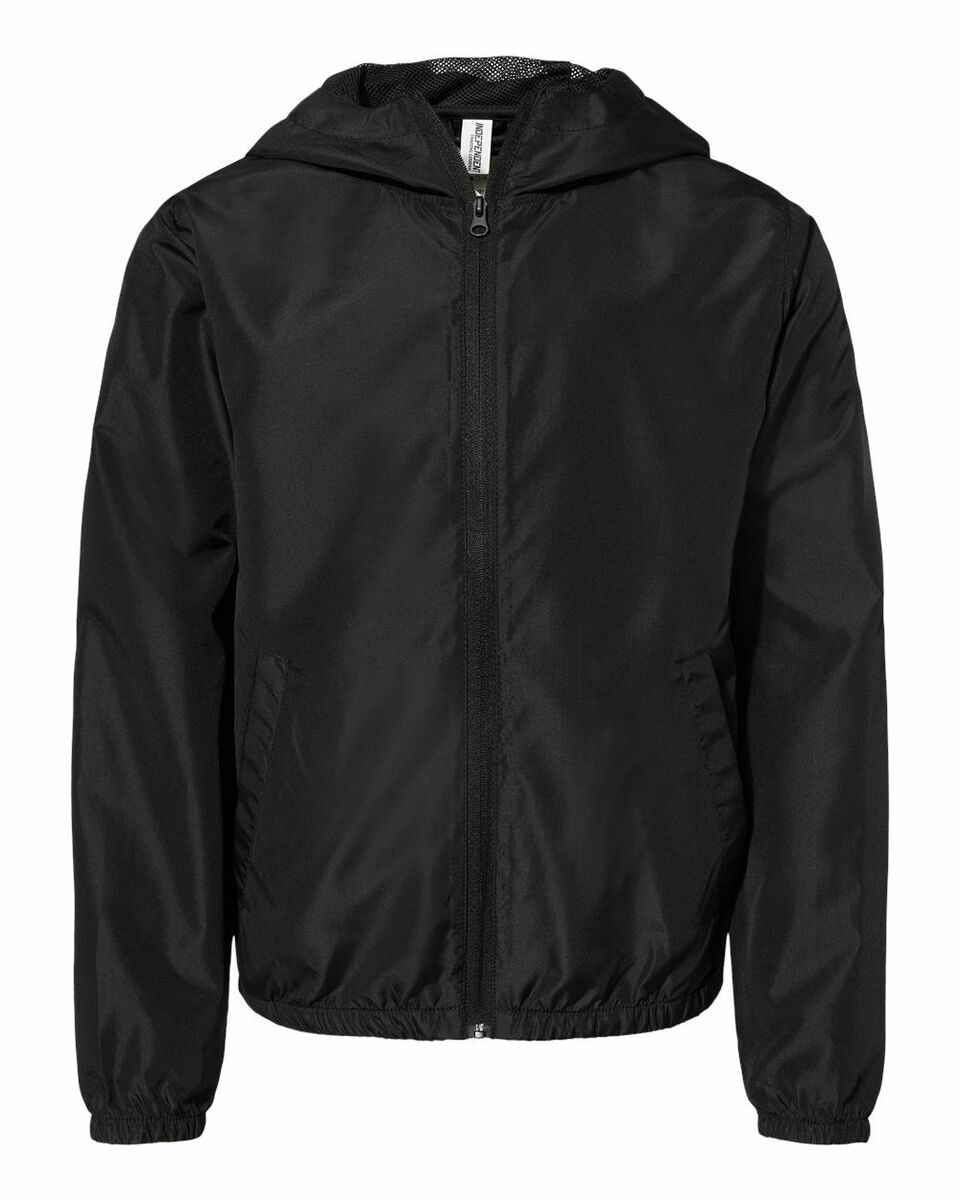 Independent Trading Co. Youth Lightweight Windbreaker Full Independent Trading Co. Youth Lightweight Windbreaker Full