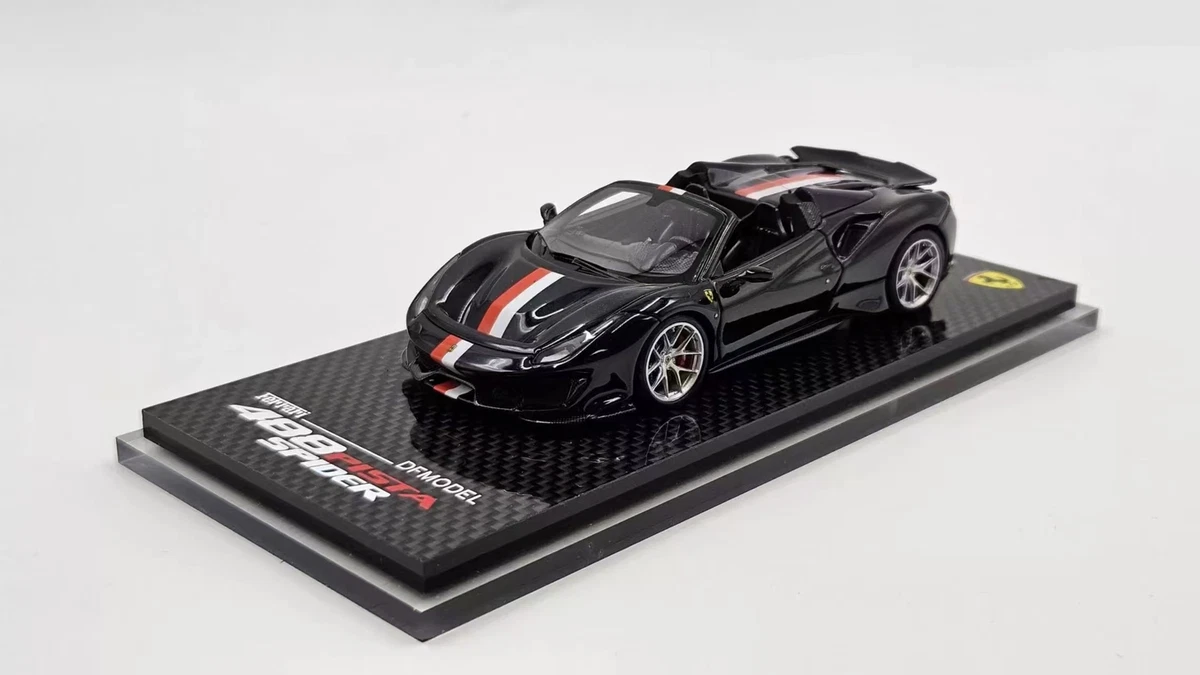 FERRARI 488 PISTA 1:43スケール モデルカー DF Ferrari 488 pista 1：43 scale limited collection car