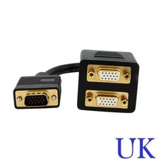 Image of StarTech.com VGA to 2x VGA Video Splitter Cable M/F ( 1ft )