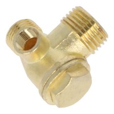 Produktbild von Kupfer-Rückschlagventil Für Luftkompressor – 3 Außengewinde, 20x20x10 Mm, Druckfest & Korrosionsbeständig