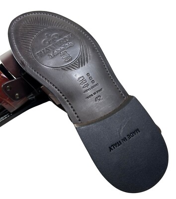 Leather Italian Sandals Mens Brown Genuine Leather Strappy  display picture 3