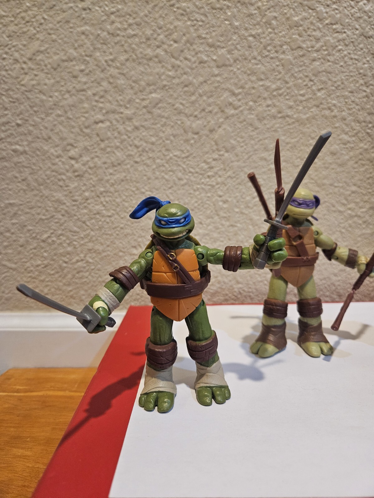 TMNT Nickelodeon 2012 Leo,Donny,Raph,Mikey 4 Figure Lot Playmates Toys ...