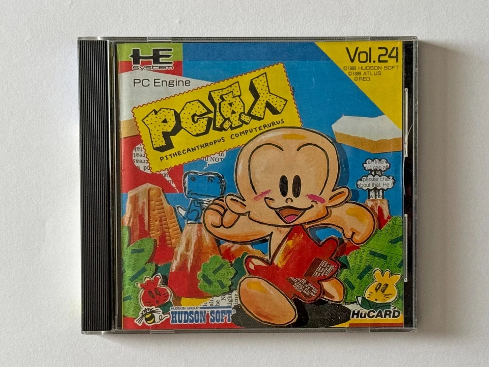PC Engine PC Bonk Genjin PCE NEC Hudson Action Game HuCard Japan JP - Image 2 of 4
