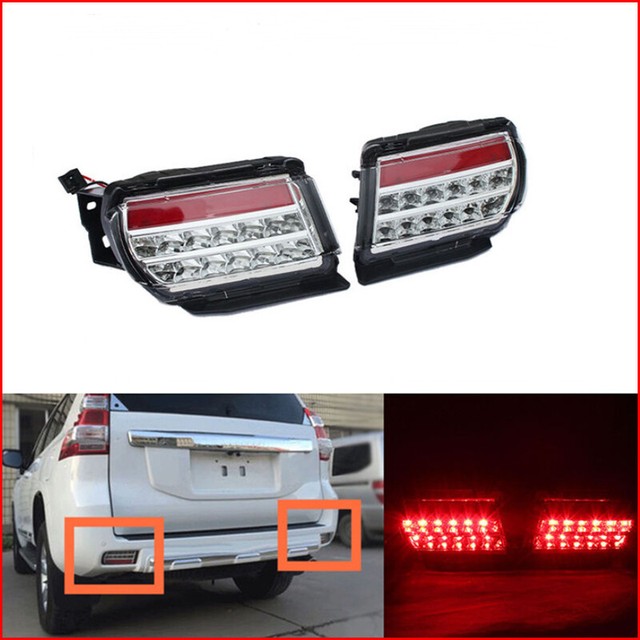LED Car Rear Fog Light Bumper Tail Lamp Len For Toyota Land Cruiser Prado 10-18 | eBay