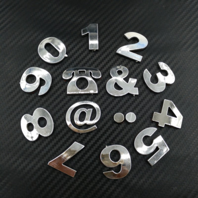 40PCS 3D Car Letters & Numbers – ABS Decals For Trunk, Door, Universal Fit - View #8