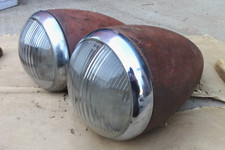 1939 Chevy Headlight Assemblies Original Gm Pair Guide Tiltray Master Deluxe 85