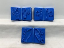 Vtg STAR WARS 78 Play Doh Mold SET DARTH VADER LUKE SKYWALKER PRINCESS LEIA R2D2