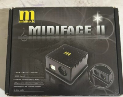 USB MIDIFACE 1X1 1-in/1-out USB MIDI Interface